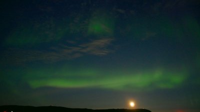 Erschwerte Bedingungen: Vollmond ISO1600 F4,0 1 Sek.