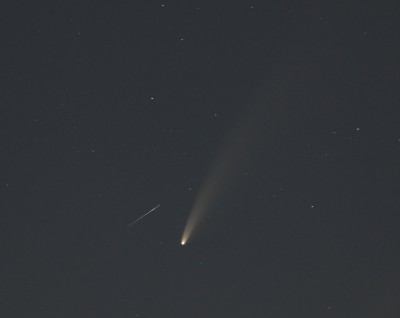 12.07.2020, 0:10 MESZ, 4 Sek, F/5, 200mm, ISO 1000, Canon 70D, mit einer kleinen Sternschnuppe