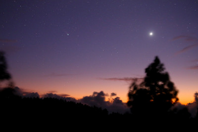 C/2021 A1 am 20.12. gegen 19:25 UT von La Palma