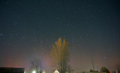 23:06 UTC: erste Strahlen werden sichtbar