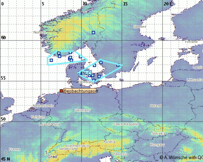 230624_auswertung.gif (91.78 KiB) 2343 mal betrachtet Aufenthaltsraum des sichtbaren Südrands der am Abend des 24.06.2023 nachgewiesenen NLC-Displays. (Beobachtungsort = Langeoog).