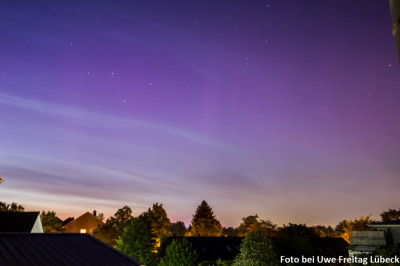 Datum :   11 Mai 2024<br />Ort:   Lübeck <br />Zeit:   22:50 Uhr MESZ<br />Brennweite 16 mm (APC), Blende 2,8,ISO 500,Zeit 10 Sek