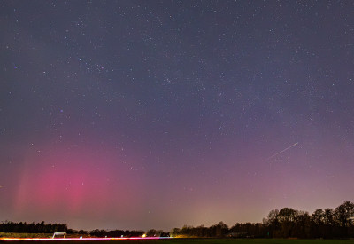 21:36 Uhr UTC, schwach visuell