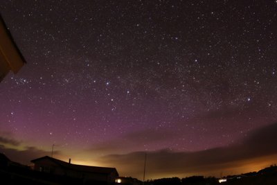 Schönes PL an der Schwelle zum sichtbaren 21:43 UTC.